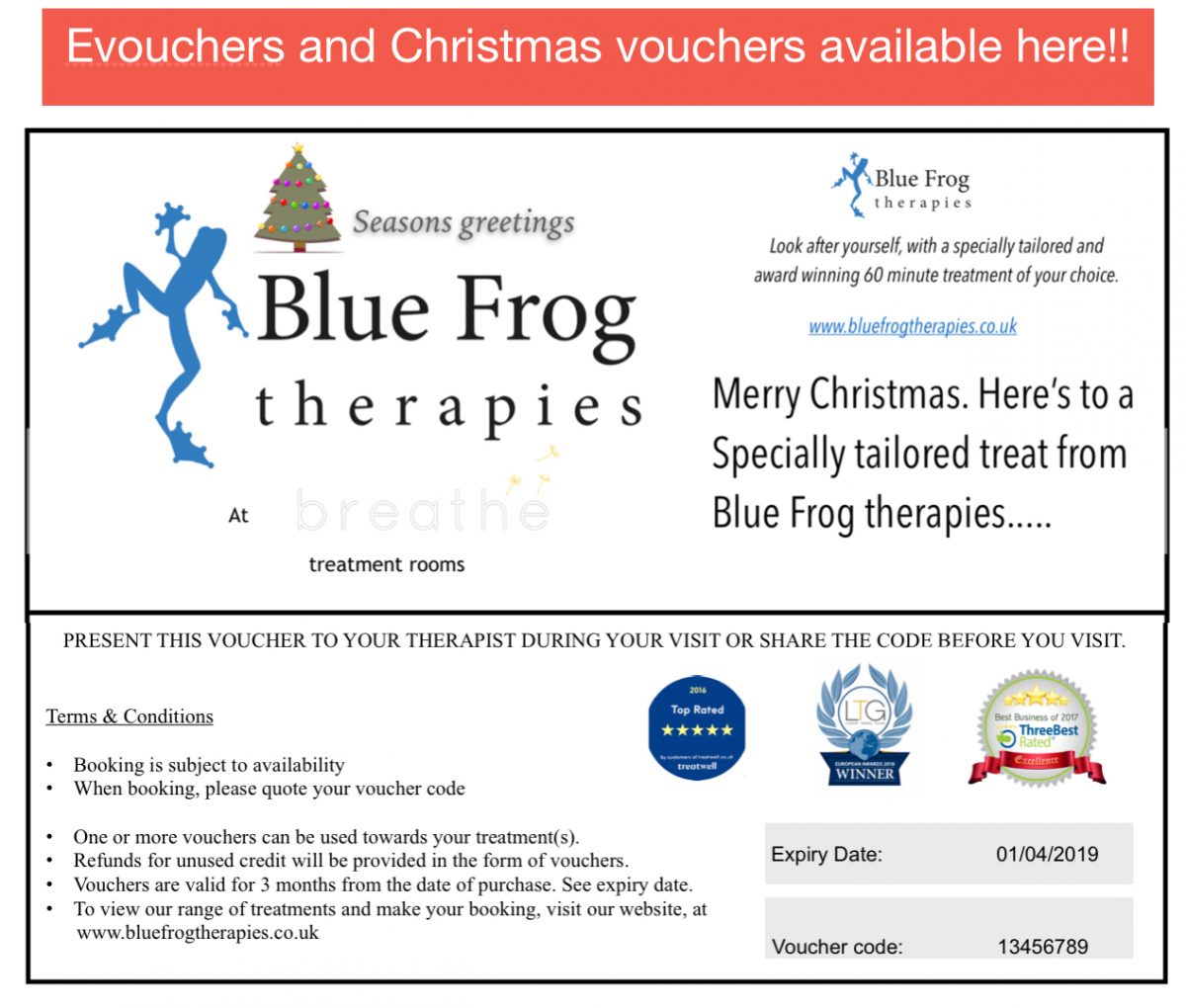 Christmas vouchers available now