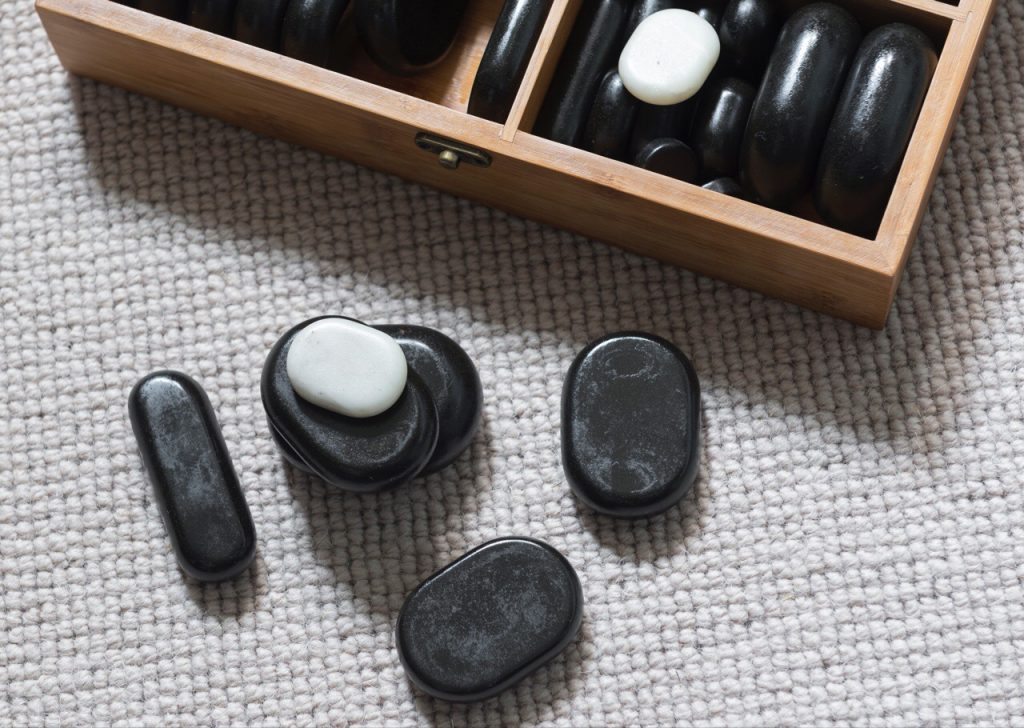 Basalt hot and cold stones
