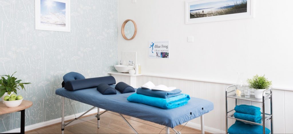 Welcome to blue frog therapies treatment room