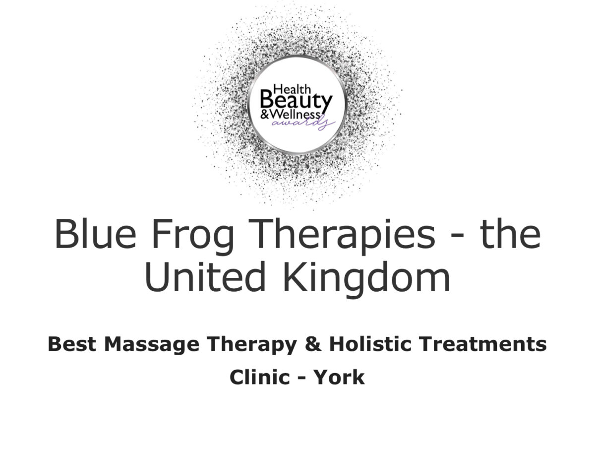 LUX life health, beauty and wellness awards winner 2019 for best massage and holistic therapy centre in York